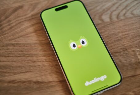 a-green-phone-with-a-face-drawn-on-it